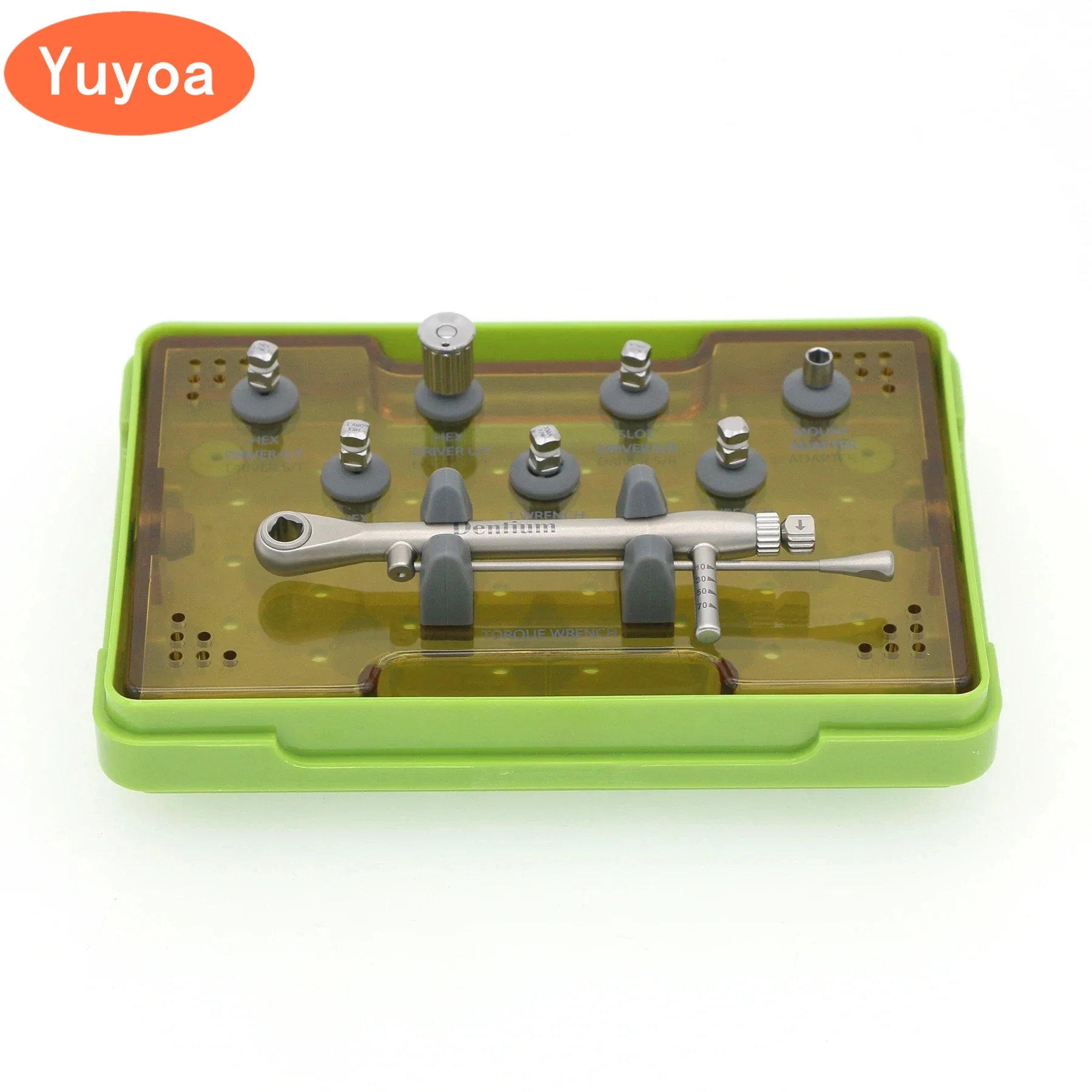 

Протезированный набор Dentium XIP, инструмент для имплантации зубов, инструмент для стоматологии, хирургии, динамометрический ключ, шестигранный