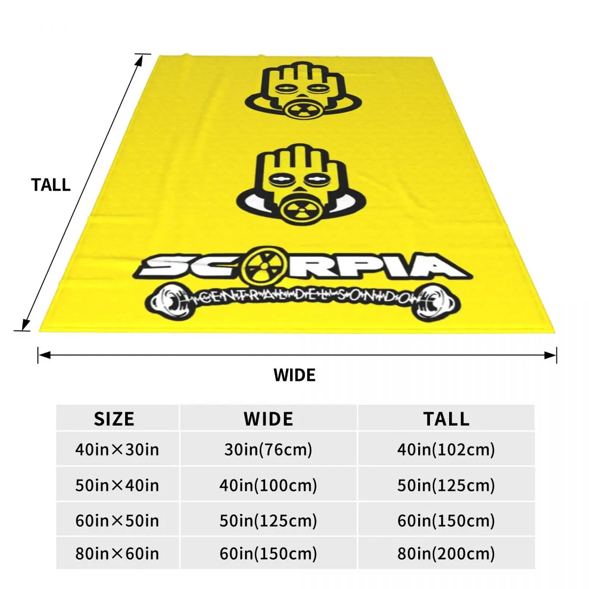 Scorpia - Central Del Sonido Blanket Fleece Multi-function Throw Blankets Sofa For Home Bedroom Outdoor Throws Bedspread Quilt 3