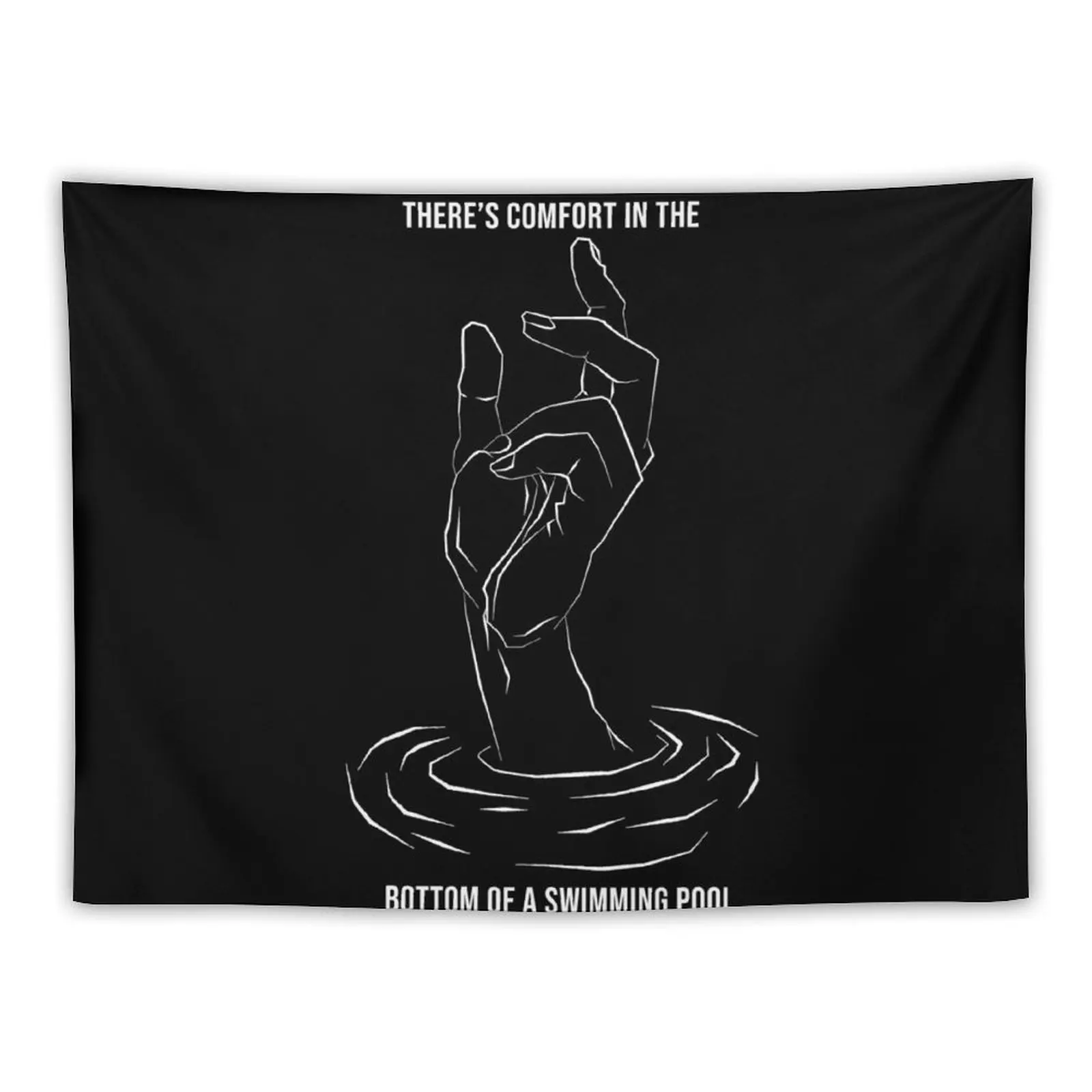 

swimming pool - tfb (white) Tapestry Aesthetic Decoration Home Decorations Aesthetic Carpet On The Wall Tapestry