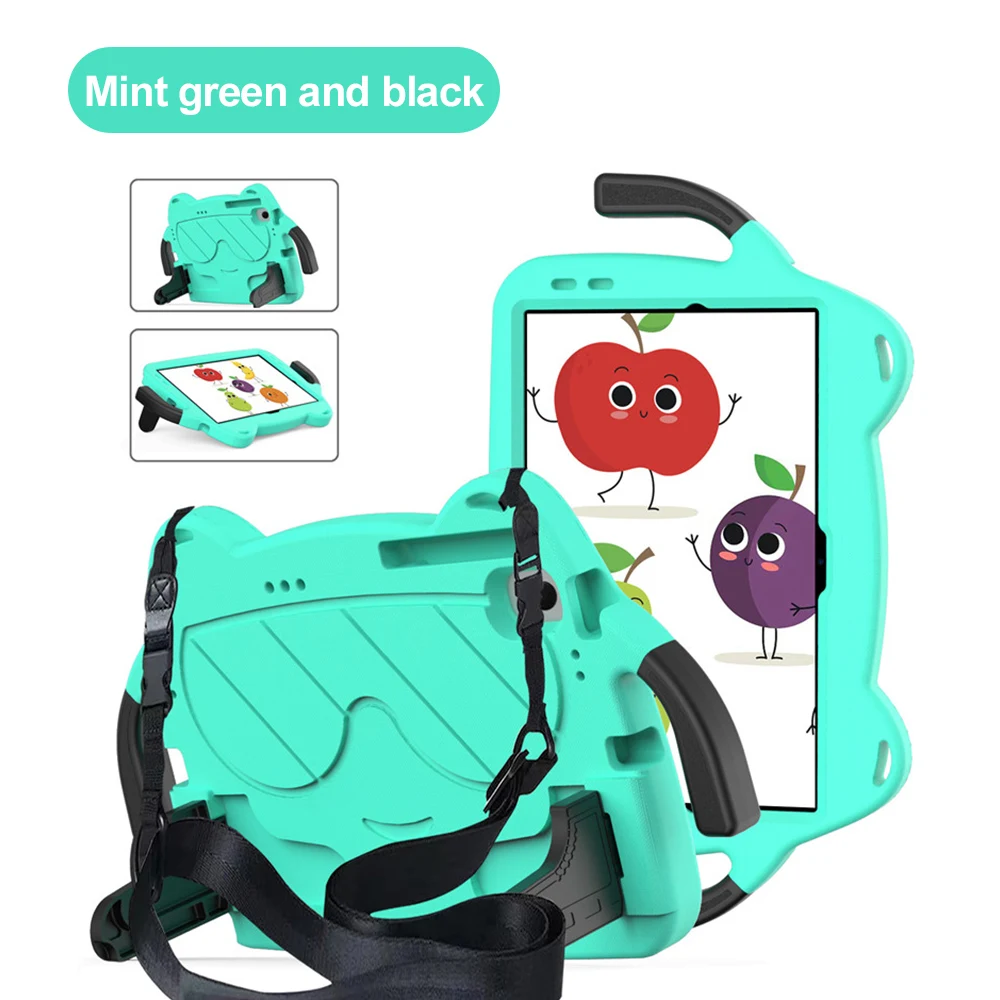 Children's Cartoon Tablet Cover with Dual-Angle Stand