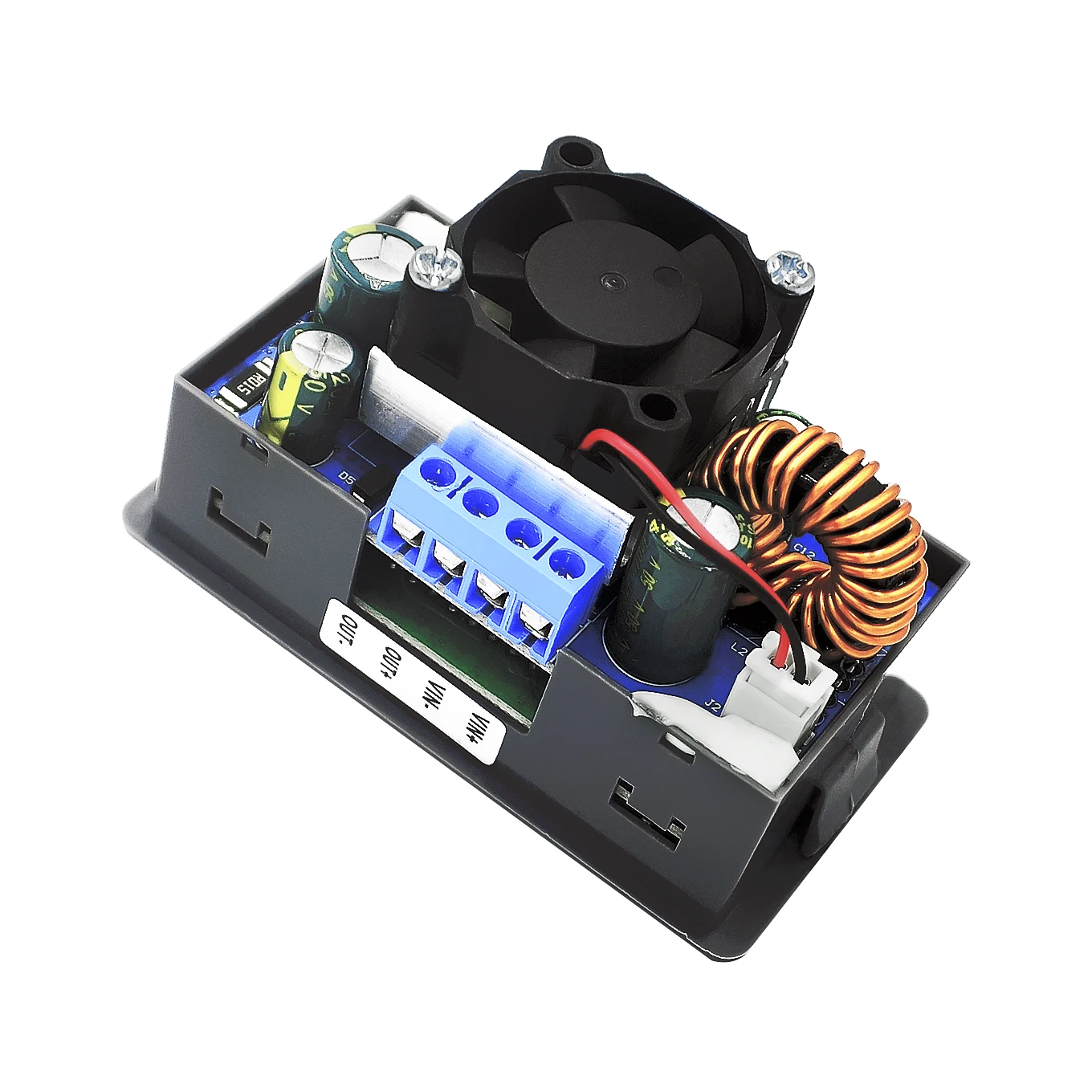 Enhanced Adjustable DCDC Buck Boost Converter Power Module, 0.5-30V 4A, Regulated Laboratory Power Supply