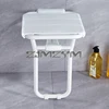 Wall-mounted Bathroom Stool, Stainless Steel, PVC, Plastic, Foldable Bench, Shower Chair, Shower Folding Seat, Furniture 2
