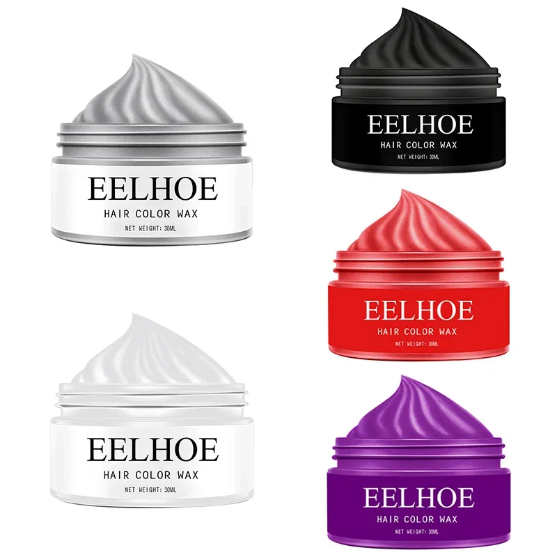 Description Picture 2 of itemSdotter EELHOE Hair Color Wax Temporary Professional Hair Dye Cream Washable Disposable Styling Tools Accessories Natural Color