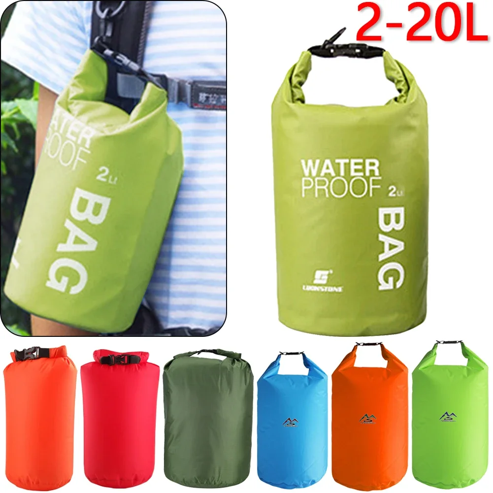 Waterproof Drifting Bag 2-20L PVC Mesh Bag Multifunction Floating Dry for Water Boating waterproof dry bag