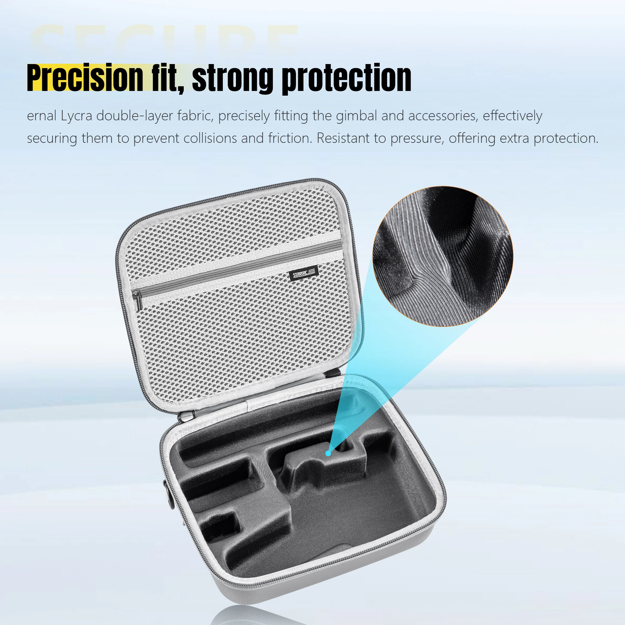 OM7 Portable Storage Bag for DJI Osmo Mobile 7 / 7Pro Handheld Stabilizer Accessory Carrying Case PU Travel Shoulder Bag Handbag