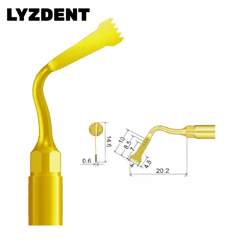 Punta Per Chirurgia Piezoelettrica Dentale Lyzdent Us2 Compatibile Con Woodpecker/Mectron/Nsk Piezosurgery Utilizzata Per Il Taglio Di Strumenti Per O