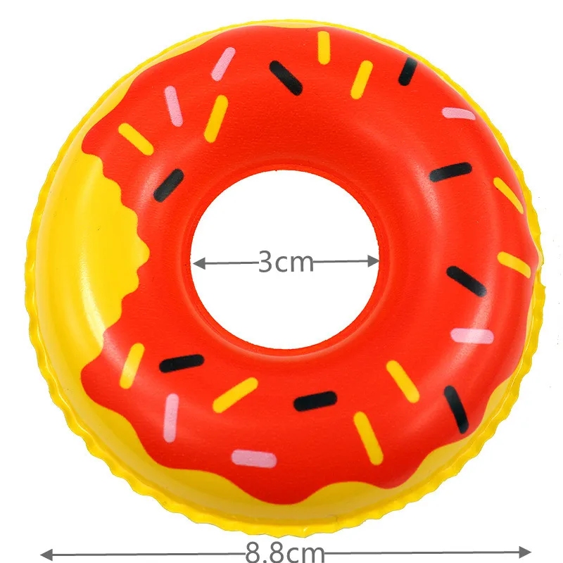20Pcs Mini Swimming Buoy Ring Toys Mix Styles Summer Bathing Float Lifebelt Dollhouse Accessories for Doll Kids Gift Furniture 4