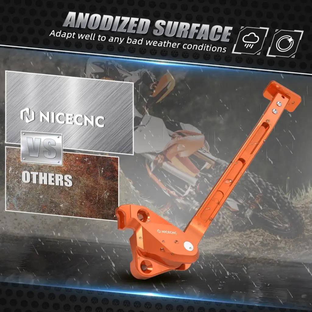 For-KTM SX-F 450 25MM Adjustable Kickstand Side Stand For GasGas MC 125 250F 450F-Husqvarna FC 250 350 450