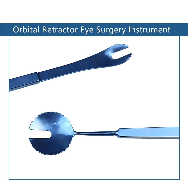 

Schepens Orbital Retractor Titanium Alloy Ophthalmic Instruments Wells Enucleation Spoon Eye Surgery Instruments