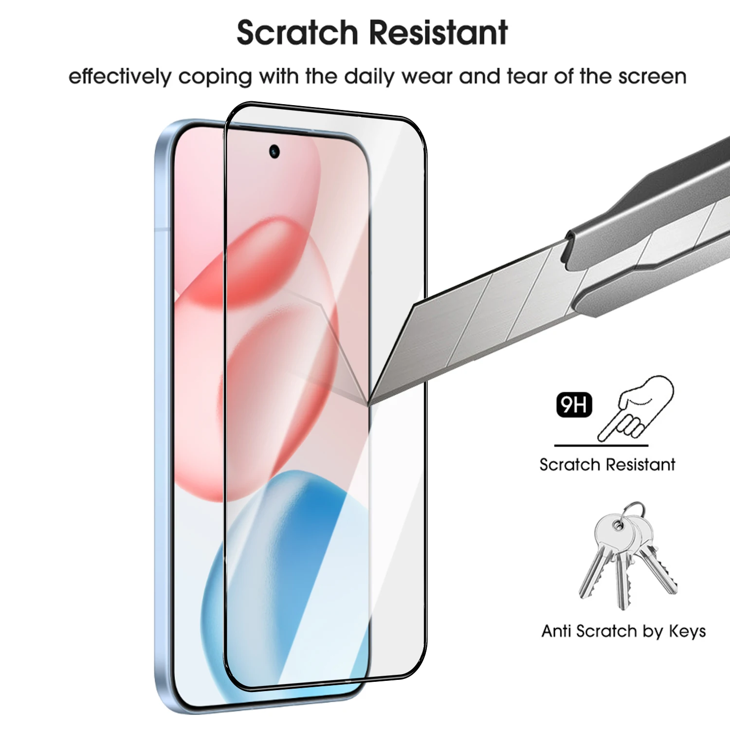 Tempered Glass Films for Honor 400 Pro Full Coverage Ultra-clear Hardness Protective Cover Screen Protectors for Honor 400 Pro