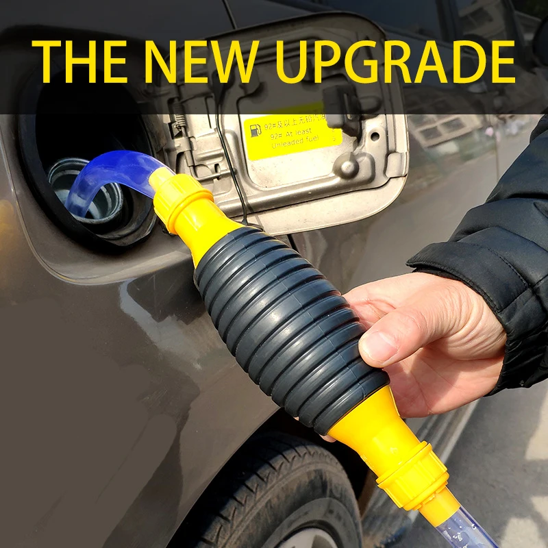 Universal Car Portable Manual Fuel Pump Transfer Hand Primer Siphon For Gas Gasoline Petrol Diesel Liquid Tools |