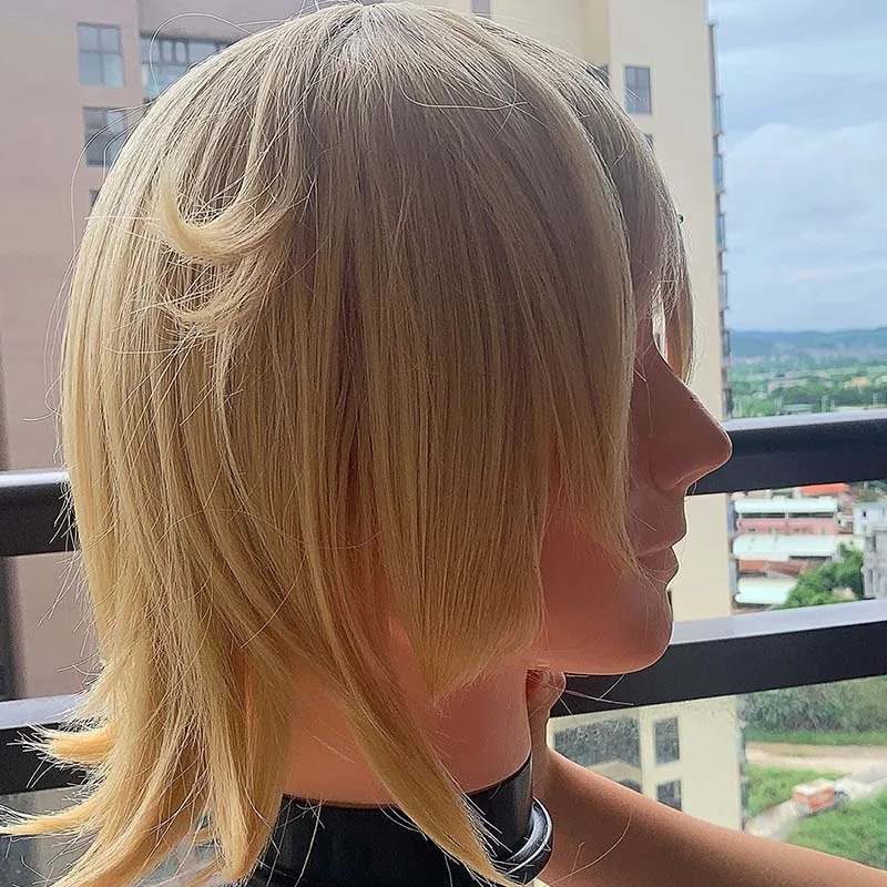 Rin/Len Cosplay Perücke, Rosennetz, hitzebeständiges synthetisches Anime-Haar für Comic Con – Detail 5