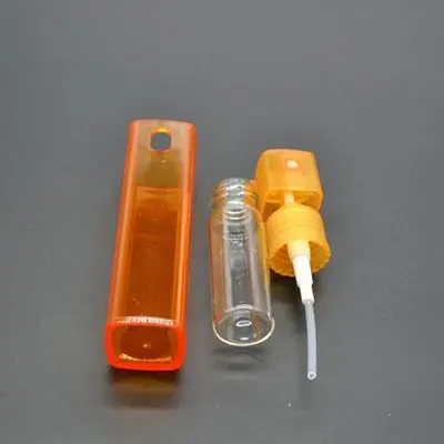 

10/30pcs/lot 10ML Portable Glass Spray Bottle Empty Perfume Atomizer Mini Test Tube Bottle Clear Glass Vials Refillable