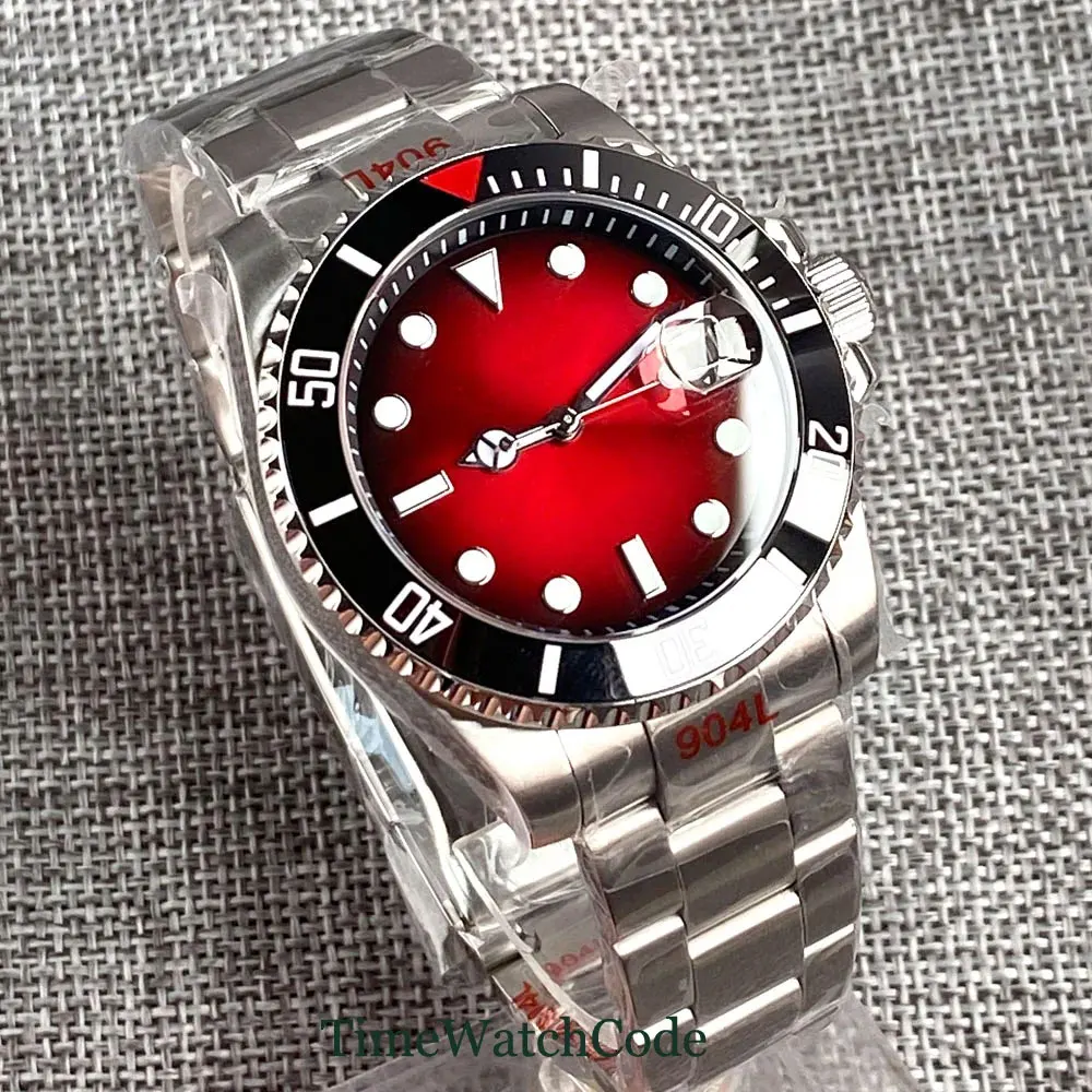 40mm NH35A Diver Mechanical Automatic Mens Watch 20ATM Waterproof