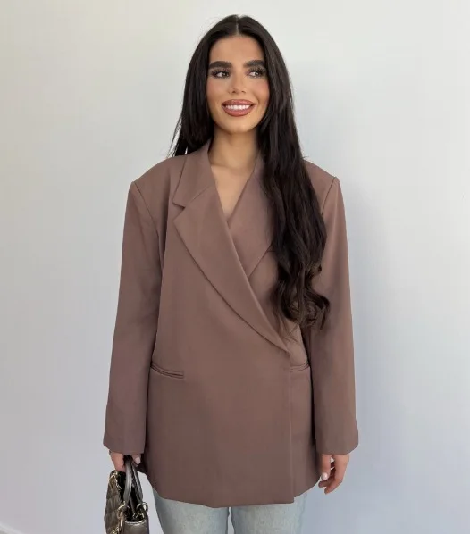 Ladies Loose Blazer Suit Image 14