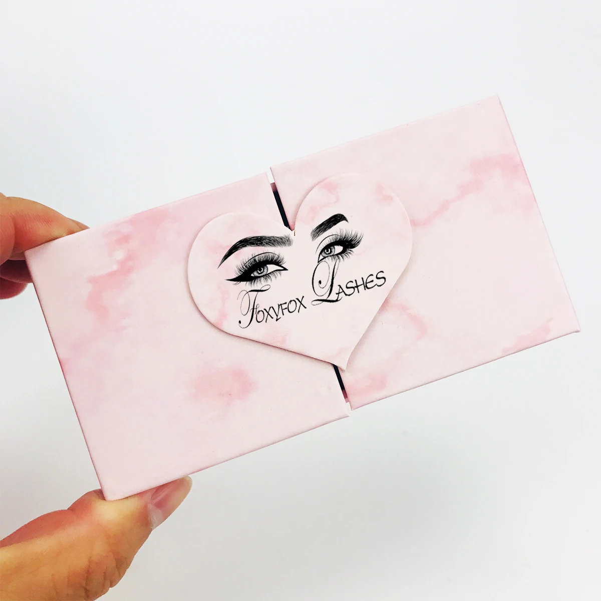 Lash Boxes Packaging With Logo Wholesale Custom Eyelashes Box Package With Tray Eyelash Case Empty Packaging Makeup 5