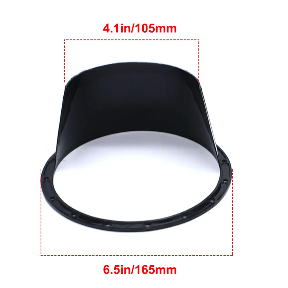 Car Door Audio Speaker Ring Plates Waterproof Cover 2Pcs 6.5 Inch audio speakers kit midrange speakers audio speaker adapter