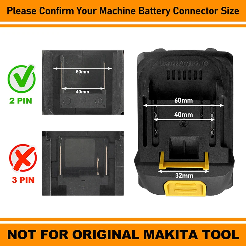 20V Rechargeable Replacement Lithium Ion Large Battery Upgraded High Capacity For Makita 18V Cordless Power Tool Battery rechargeable battery