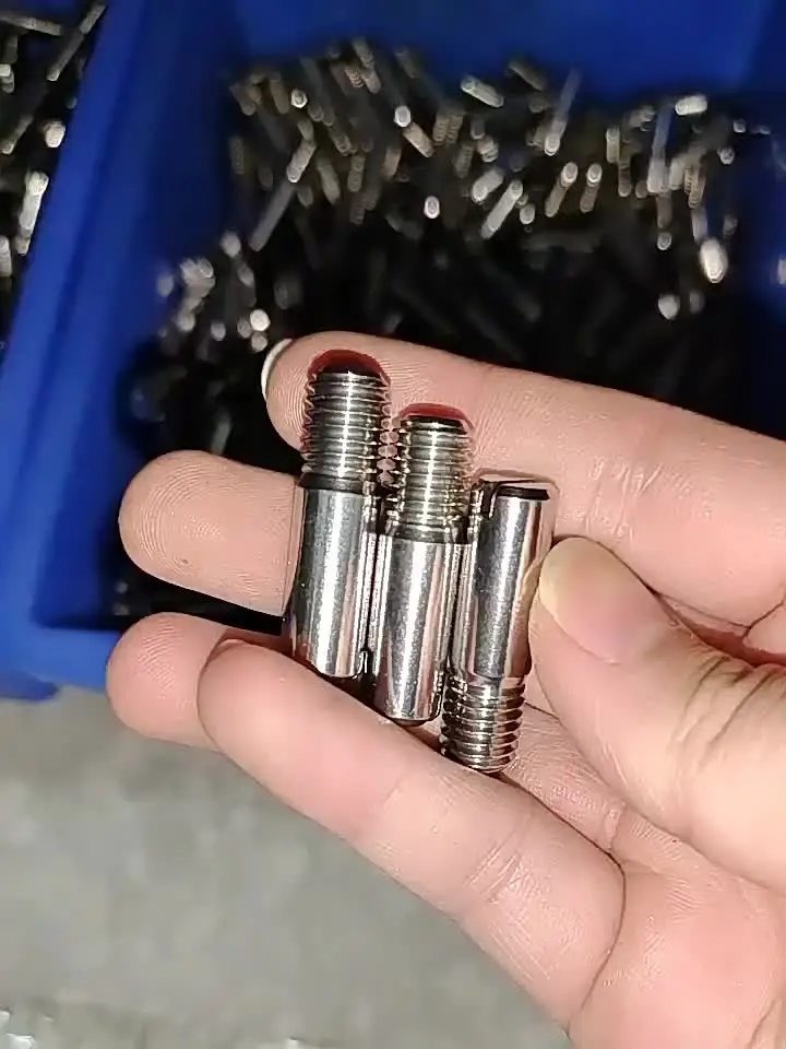 5x M3 Edelstahl-Stifte 10mm - Schlitzzylinder Für Möbel & Schränke