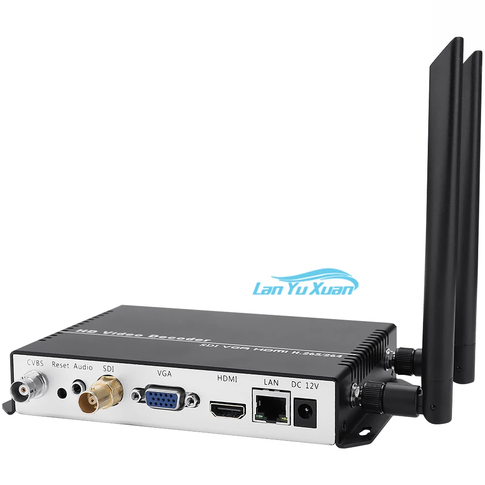 Фото Декодер URay H.265 H.264 SDI HDMI VGA CVBS Wi-Fi для потоковой передачи видео NDI SRT HD IP №3
