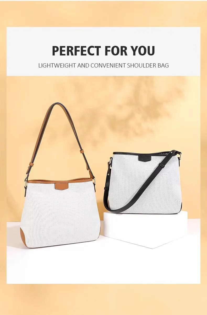 Ms tote bag new niche high-capacity contracted canvas shoulder alar female package