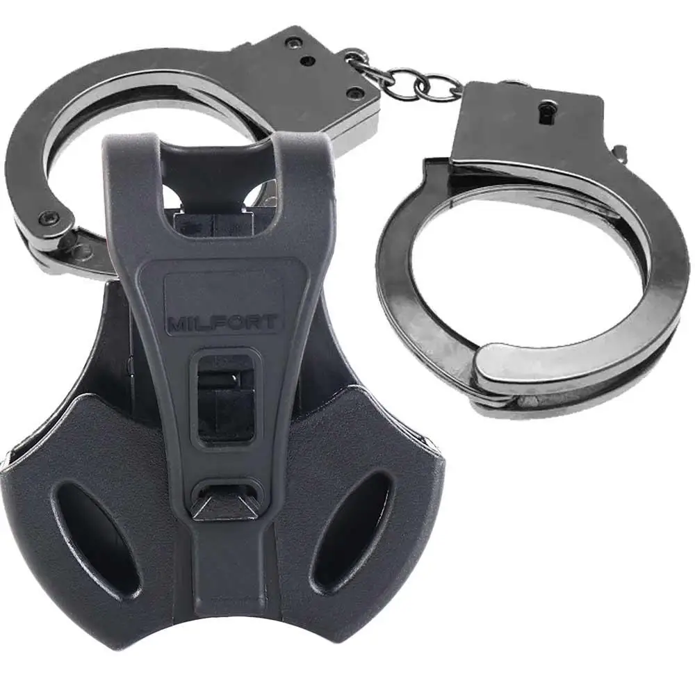 

Quick Out Quick Out Handcuff Case Waist Pockets Molle Belt Pouch Police Shackles Holster Professional Universal