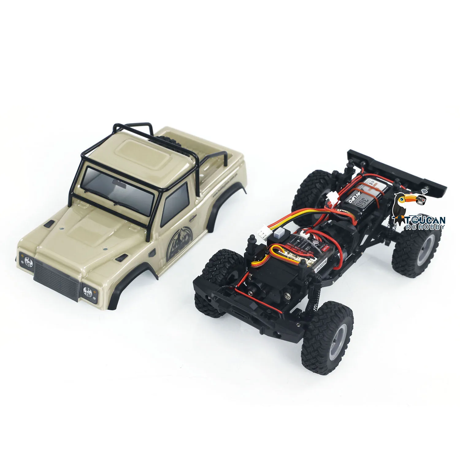 Hobby Plus RTR 1/24 Scale RC 4WD Crawler 4x4 Mini Off-road Vehicles Remote Control Climbing Crawler Car Model Toys TH24009 6