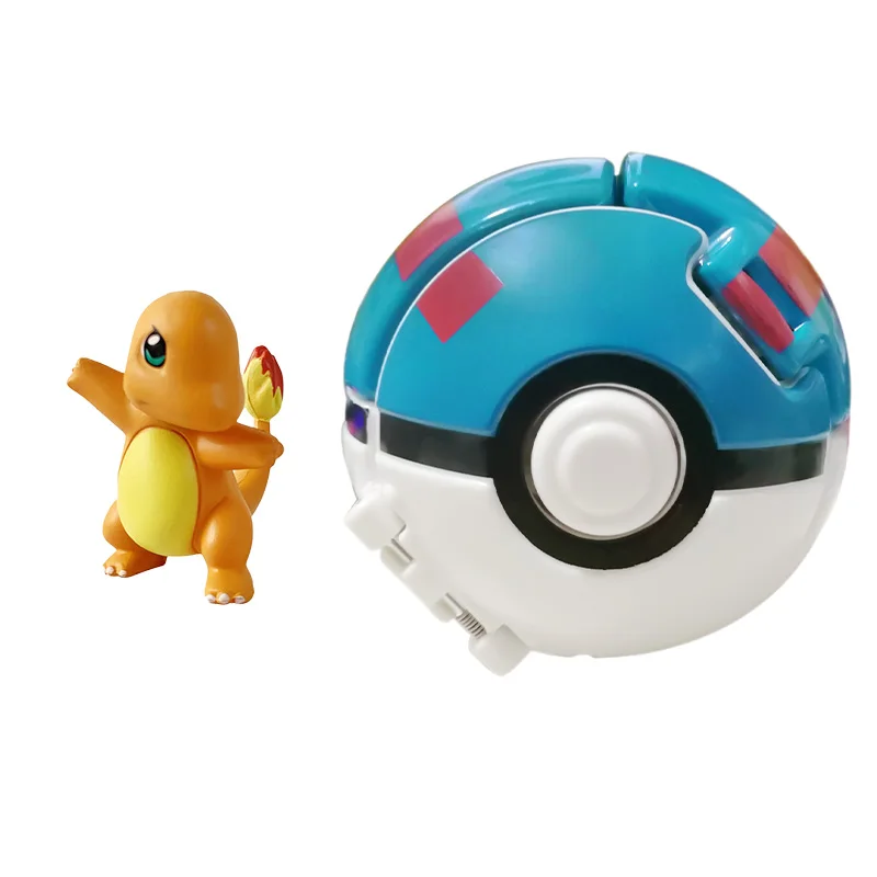Pokemon Puppe Ball Elfe Haustier Anime Actionfigur Pikachu Glurak Mewtu Bisasaur Eichhörnchen Mew Sammlung Pokeball Monster Spielzeug-Set – Detail 15