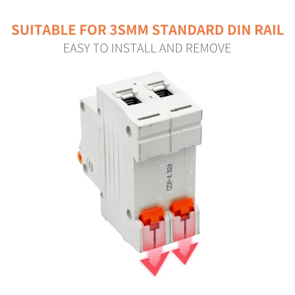 Top quality DC Miniature Circuit Breaker solar DC breaker 2P 1000V 63A for Solar PV System thermal Magnetic Trip DIN Rail Mount