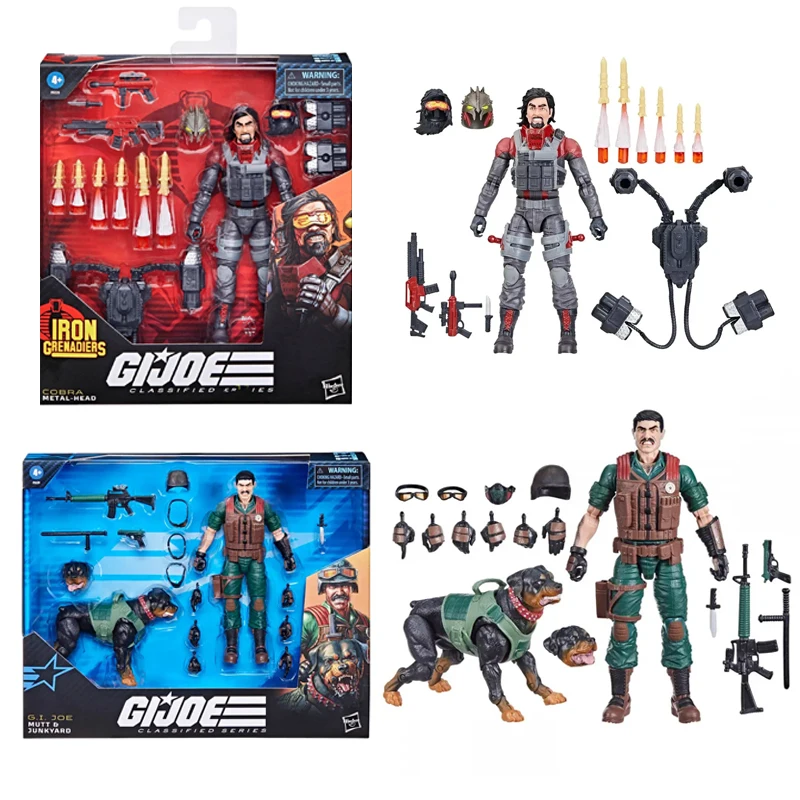 

G.I.Joe Anime Figures Special Forces 1/12 Luxury Mutt And Junkyard Action Figure Iron Grenadier Model Figurine Toys #113 #118