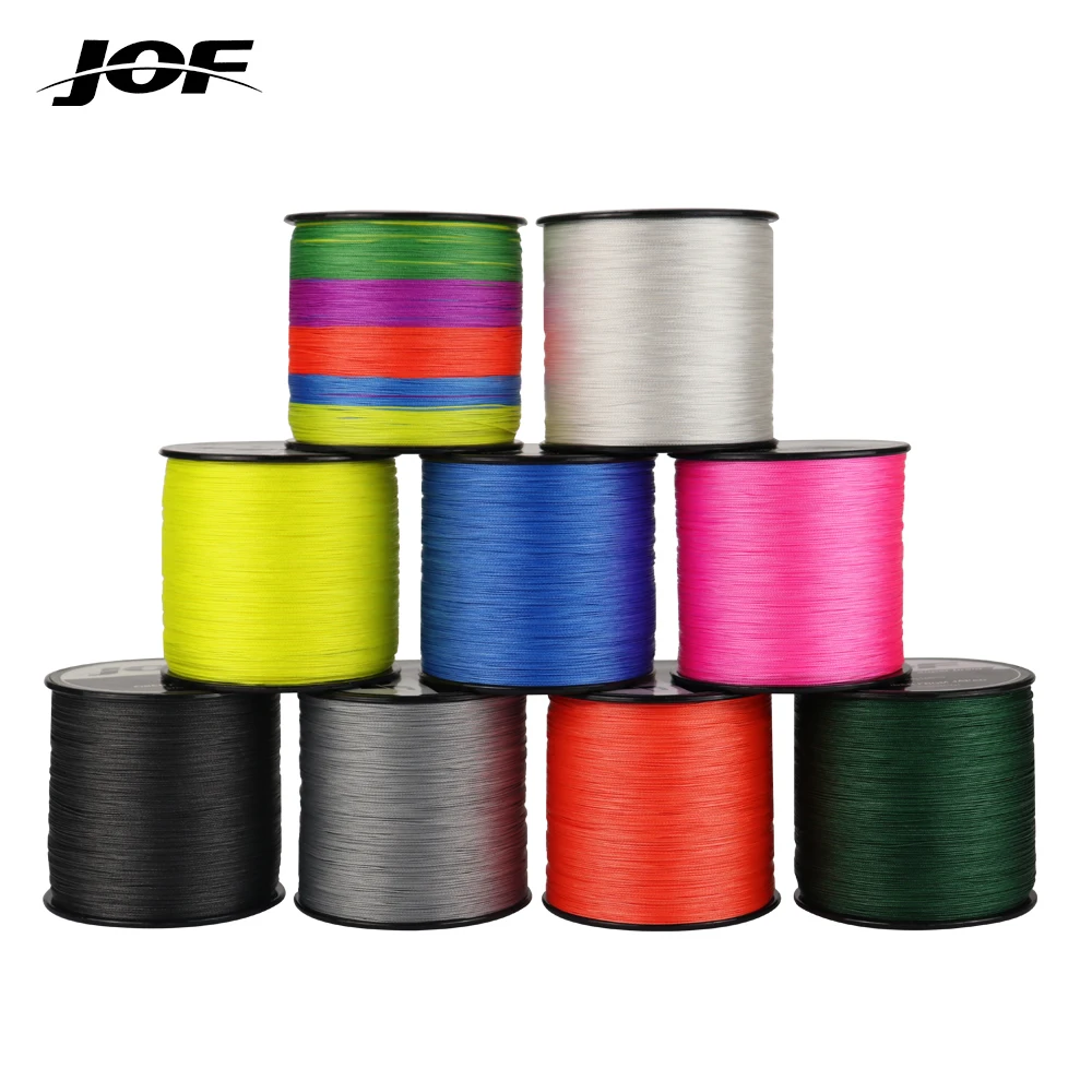 JOF 4 Strand 300 M/328 หลา 100% PE สายถัก Braided Multifilament River ตกปลา 8LB 10LB 20LB 30LB 35LB 40LB 50LB 60LB 80LB 1