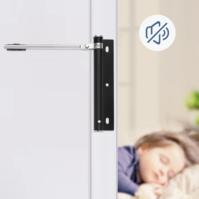 Adjustable Door Closers Surface Mounted Automatic Stainless Steel Spring Closing Door Closer Fire Rated Stopper Hardware door closer