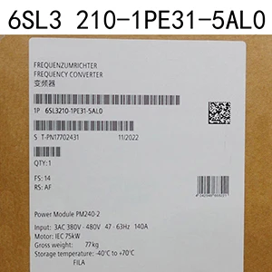 6SL3210-1PE31-5AL0 новый модуль