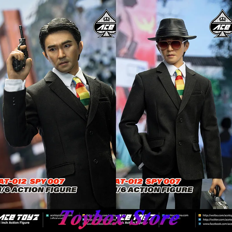 

Ace Toyz AT-012 1/6 Spy007 Man Movable Soldier 90s Movie Stephen Chow Simulation Mini 12" Full Set Hobby Collectible Male Figure