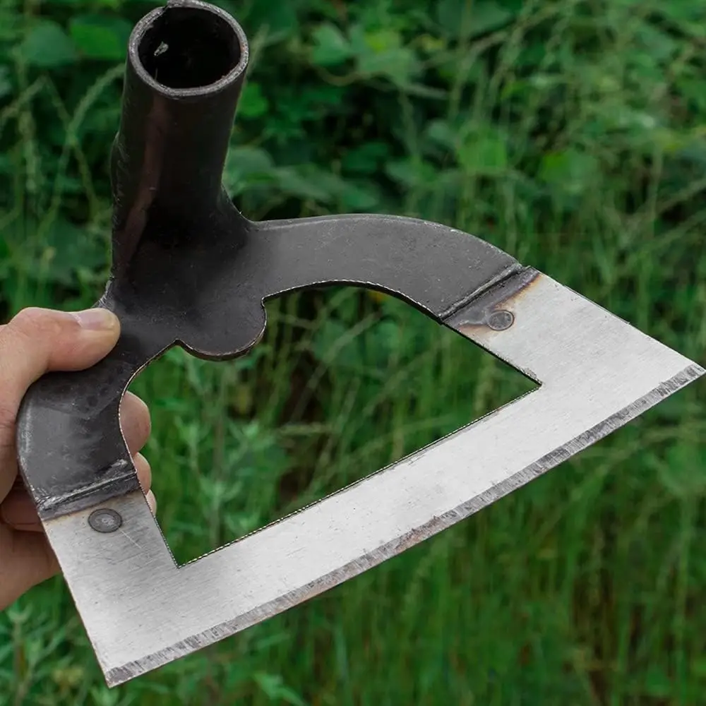 Hollow Hoe Thickened Manganese Steel Agricultural Weeding Hoe Planting Vegetable Gardening Loosening Soil Weeding Tools