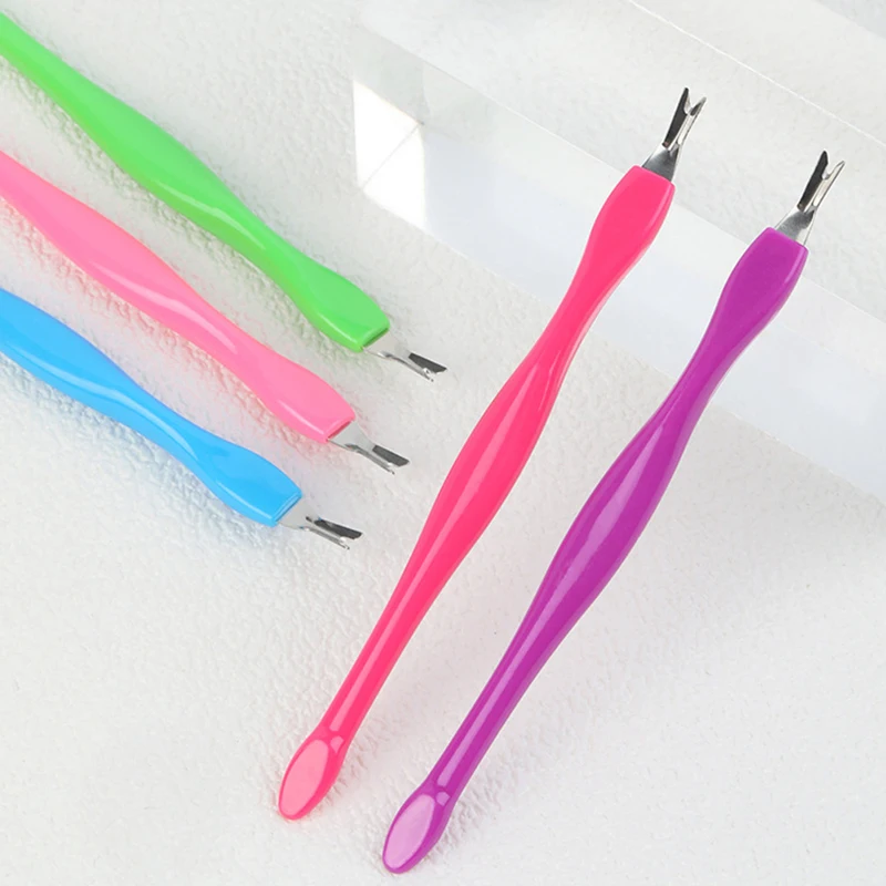 Dead Skin Remover 10Pcs Nail Art Fork Cuticle Remover Nipper Pusher Trimmer Stainless Steel Pedicure Nails Care Tools