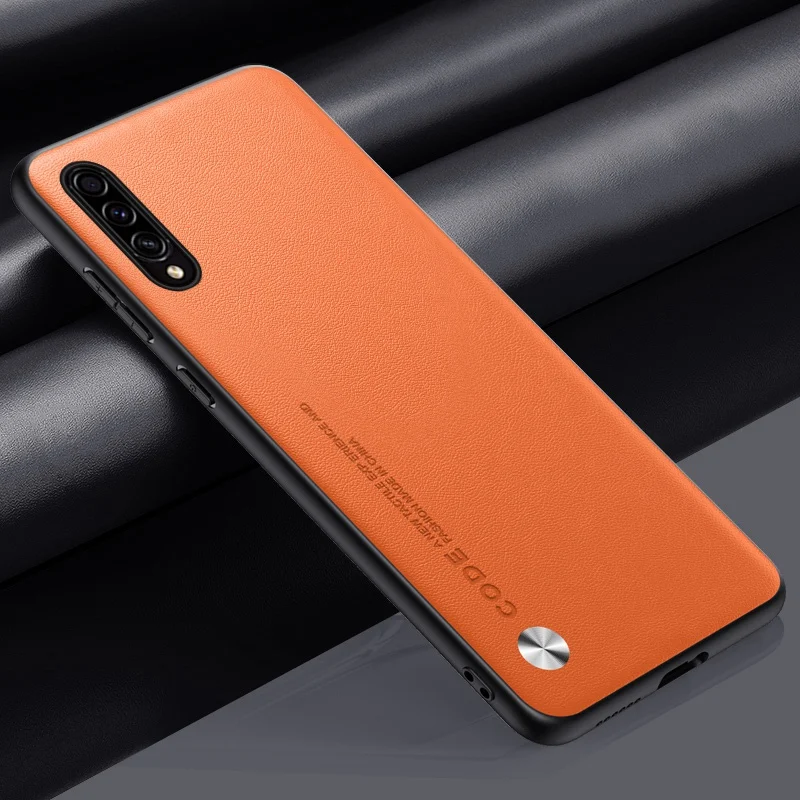 Luxury PU Leather Phone Case with Silicone Protection Back Cover