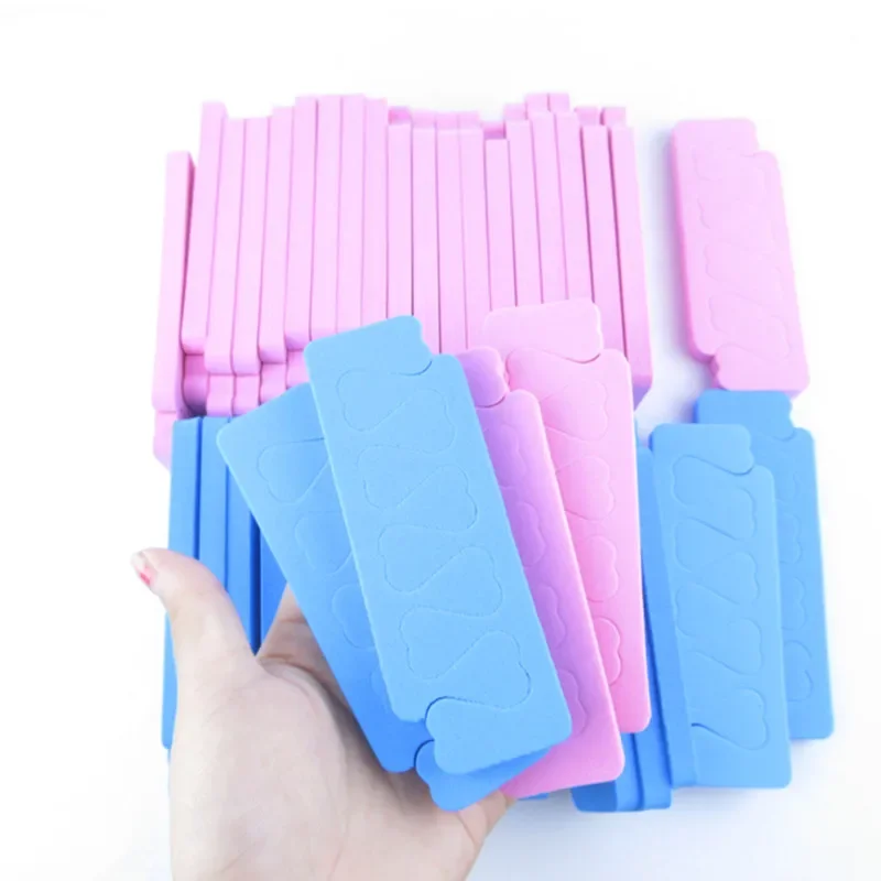 200PCS Pink Sponge Nail Art Toe Separators Fingers Foots Soft UV Gel Polish Beauty Tools Manicure Pedicure Pack Nail Kits 2#