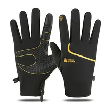 

2022 new riding gloves men's Waterproof Winter touch screen outdoor wind proof and warm sports Plush mountaineering and skiing