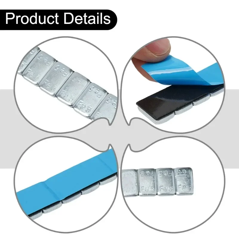 Wheel Balance Weight 60g Adhesive Iron Wheel Tyre Tire Balance Weights For Cars Motorcycle Balancer
