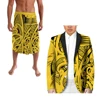 Brand New Pacific Heritage Fashion Long Sleeve Suit And Ie Polynesia Tribal Design Personality Men's Suit For Party 4