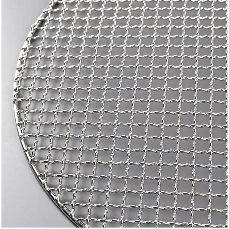 Grill replacement parts 304 Stainless Steel round BBQ net Grill Mesh Roast Nets Bacon Grill Tool Iron Nets barbecue accessories non-stick BBQ Mat Grid smoker accessories