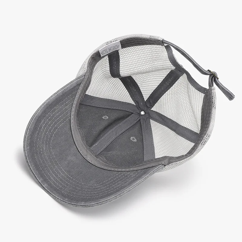 Summer Outdoor Soft Top Wash Unisex Men Women Neutral Duck Tongue Net Cap Travel Sports Tourism Baseball Cap 4