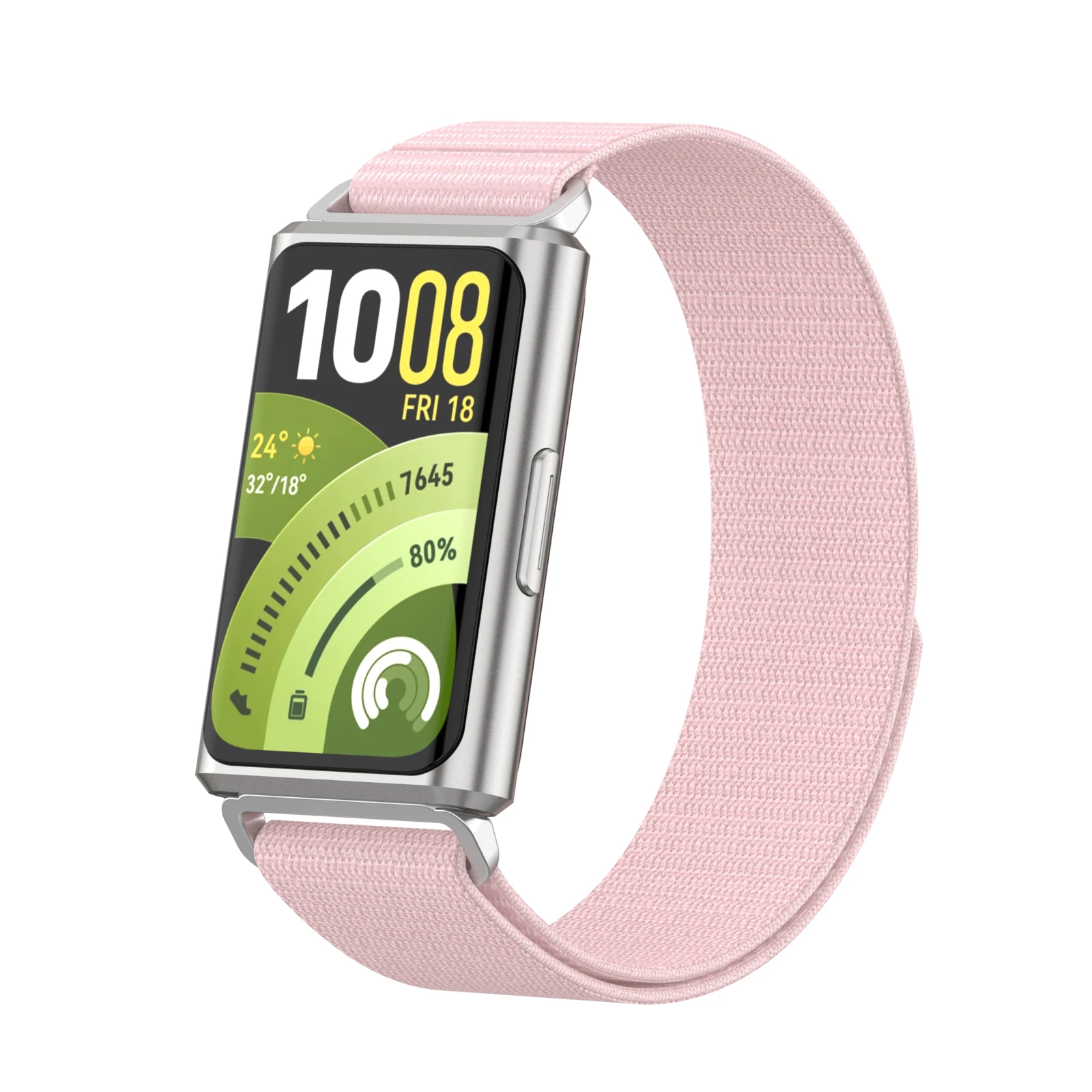 Breathable Two-Tone Nylon Braided Strap - Sport & Comfort Watchband