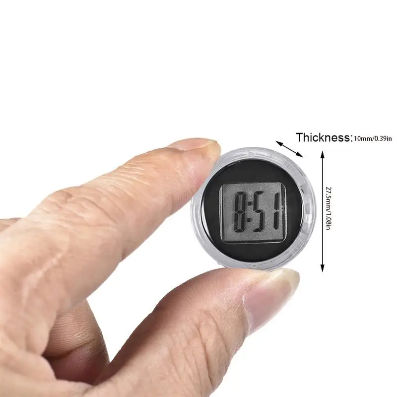 Motorcycle Handlebar Clock Mini Motorcycle Watch Waterproof Handlebar Clock Moto Styling Motorbike Digital Clock Motorcycle Accessories
