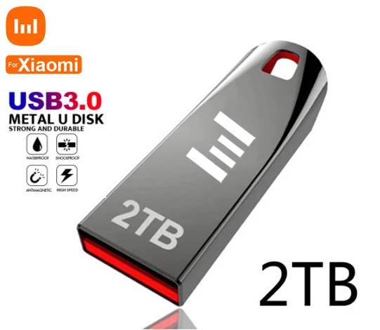 

Metal USB 2TB 3.0 Flash Drives High Speed Pendrive USB Drive Portable SSD Memoria USB Flash Disk Wedding Gifts
