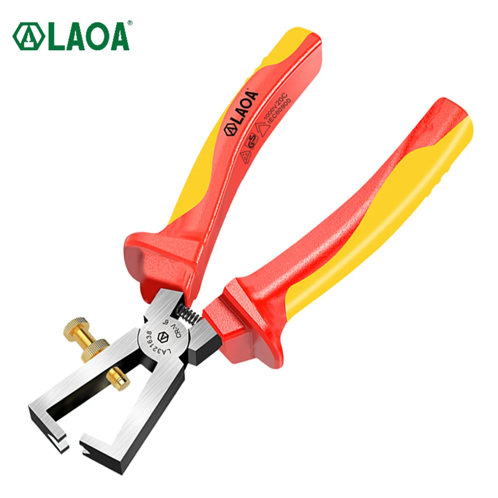 

LAOA VDE Flat Nose Pliers 1000V Insulated High Temperature and High Pressure