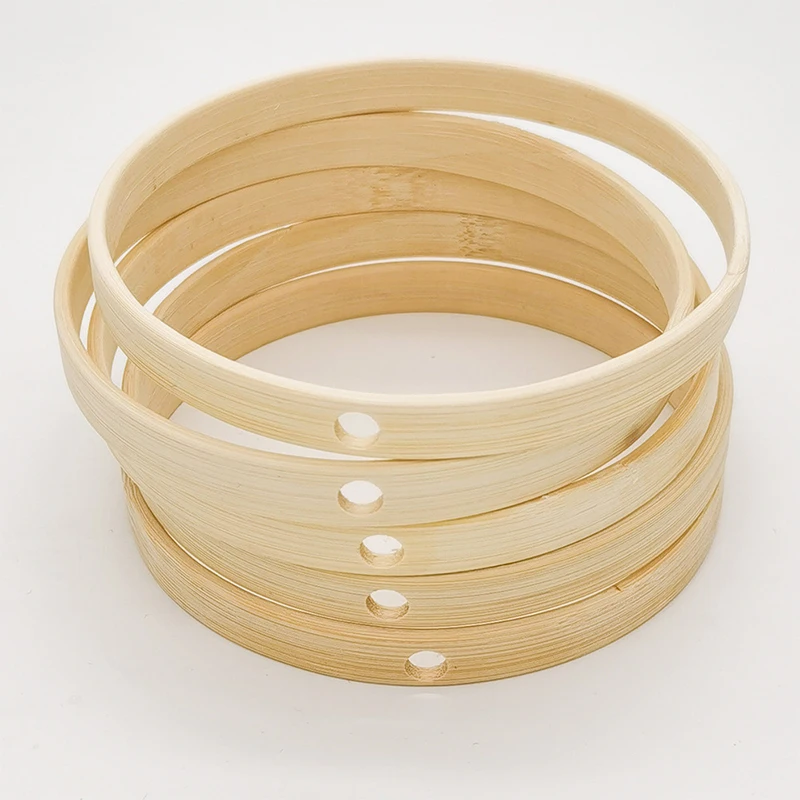 

Bamboo Ring Hoop Wreath Garland DIY Craft Floral Wreath Handmade Flower Bamboo Circle Wedding Birthday Baby Shower Decor 10-26cm
