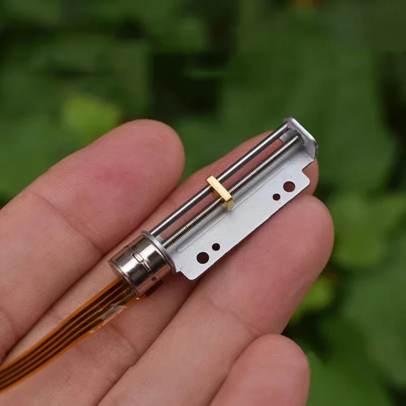 Mini Tiny 8MM 2-Phase 4-Wire Linear Stepper Motor Stepping Motor Precision Lead Screw Shaft Metal Slider Nut Moving Block