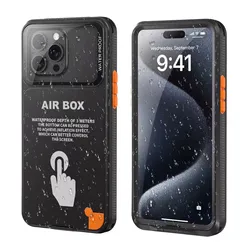 Ultimate Waterproof Smartphone Pouch - IP68 Certified Underwater Touch Screen Case - iPhone 12 Pro (Black)